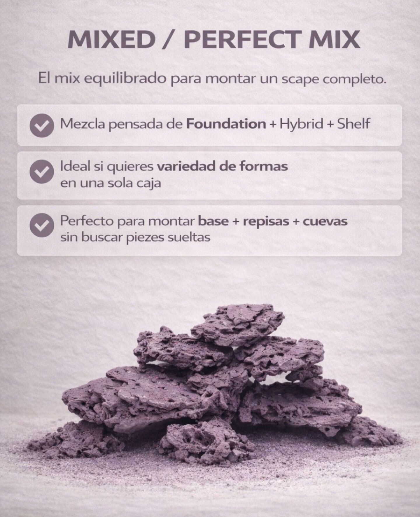 MARCO ROCKS CORALLINE ROCK MIXED 16Kg - Imagen 2